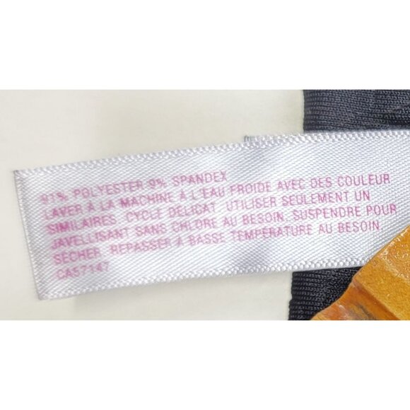 Xhilaration Leggings Black Floral Textured Polyester/Spandex Womens Small Petite - Picture 7 of 8